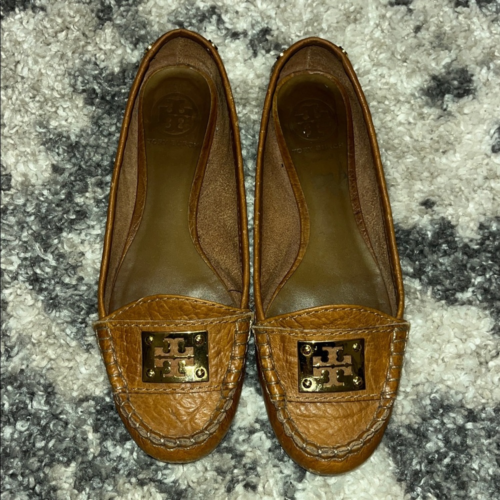 Leather Ballet Flats - size 8